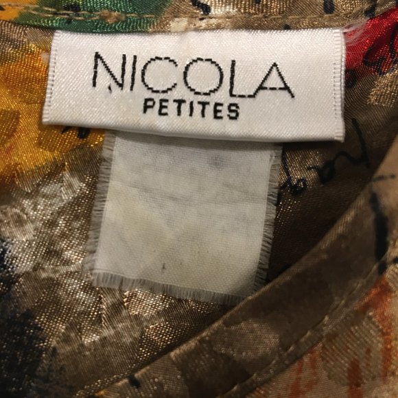 Vintage Nicola Blouse with French Theme - Picture 7 of 7